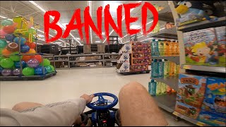 CRAZY CART IN WALMART BANNED FOR LIFE [upl. by Ilajna]