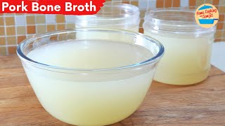 How to Make Simple amp Clear Pork Bone Broth for Soups [upl. by Allevon375]