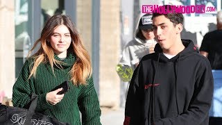 Thylane Blondeau Reveals The Proper Way To Say Her Name While Leaving Lunch With Samuel Bensoussan [upl. by Anaugal]