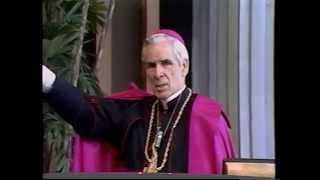 Archbishop Fulton Sheen on the Hour of Power from 1972 [upl. by Gross]