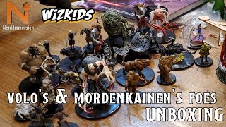 Wizkids Volos and Mordenkainens Foes Mini UnboxingReview  Nerd Immersion [upl. by Revned]