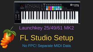 Novation Launchkey 25  49  61 MK2 FL Studio Setup [upl. by Celle843]