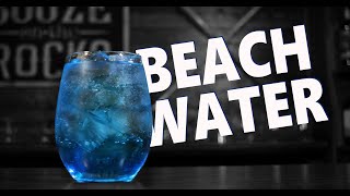 Beach Water Cocktail  Blue Curacao Cocktail  Booze On The Rocks [upl. by Odnalro]