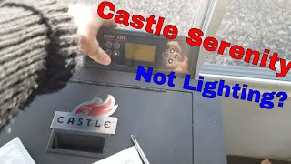 Castle Serenity Pellet Stove  Diagnosing No Flame  Disassembly Cleaning  Replacing Igniter [upl. by Chilton]