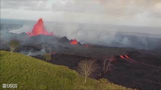 Kīlauea Volcano — Overflight Video Compilation [upl. by Yllop]