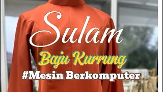 Cara Sulam Biku Mesin Berkomputer [upl. by Lamek]