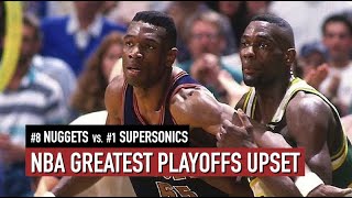 Throwback NBA Playoffs 1994 Denver Nuggets vs Seattle SuperSonics Game 5 Highlights HD [upl. by Nohsed]