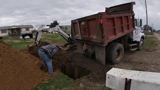 Installing a drainage pit [upl. by Nyllek714]