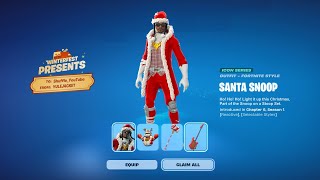 ALL FORTNITE WINTERFEST 2024 PRESENTS [upl. by Aniretake]