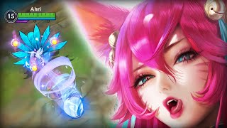 Spirit Blossom Ahri Gameplay Pentakill  Build amp Runes  Wild Rift [upl. by Htor]