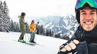 Skigebiet im Test Saalbach Hinterglemm Leogang Fieberbrunn [upl. by Eniamrahc278]