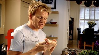 Gordon Ramsay Teaches How To Pan Roast A Pork Chop  The F Word [upl. by Reube]