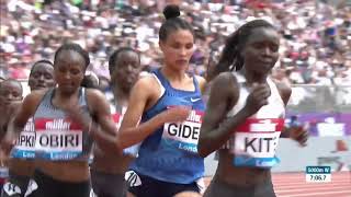 Womens 5000m  Diamond League London 2019 [upl. by Ettenyar]