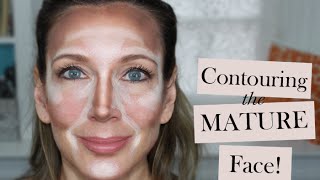 How to Contour the Mature Face  Contouring amp Highlighting Tutorial [upl. by Skye970]