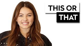 THIS OR THAT  THYLANE BLONDEAU PRÉFÈRETELLE GIGI OU BELLA HADID   AUFEMININ [upl. by Atilehs]