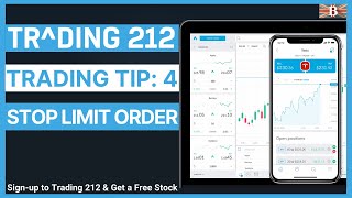 Beginners Guide to Trading 212 Stop Limit Orders Trading Tip 4 [upl. by Oinotnas720]