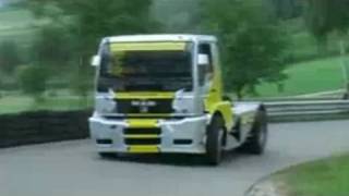 Hillclimb Truck Racing MAN Racetruck powerslide no Drift  Subida Bergrennen Vrchy Oberhallau 2005 [upl. by Ennaihs671]