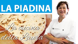 la piadina romagnola tradizionale  La cucina della Laura [upl. by Ettenoitna]