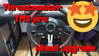 Thrustmaster TMX pro wheel upgrade [upl. by Ailekat]