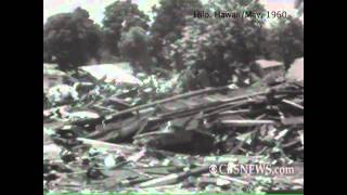 May 25 1960 Tsunami devastation in Hawaii [upl. by Yelkrab205]