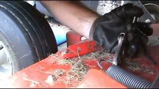 Gravely drive belt replacement and tension bracket repair [upl. by Euf]