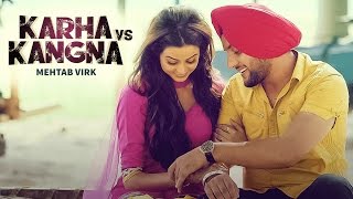 Mehtab Virk Karha Vs Kangna Video Song  R Guru  Latest Punjabi Songs 2016  TSeries [upl. by Yeldoow]