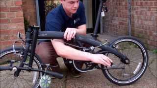 Dahon Folding Bike  how to fold and unfold [upl. by Anaya]