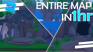 Making a FULL MAP in 1 HOUR  ROBLOX Studio [upl. by Anola334]