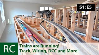 S1 E5 Tracklaying Wiring DCC and More [upl. by Tnarb]