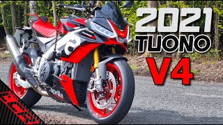 NEW Aprilia Tuono V4 First Ride  V4 POWER 💥 [upl. by Lutim]