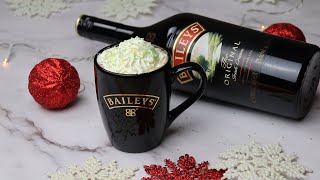 Baileys Irish Cream  Baileys Hot Chocolate  AampA Homemade [upl. by Hasheem]