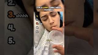 Top 5 Funniest Anesthesia Reactions part 34 🤣 shorts [upl. by Durman]