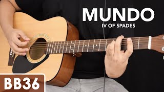 Mundo  IV of Spades Guitar Tutorial [upl. by Eastlake]