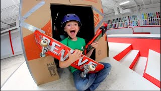 Father amp Son ULTIMATE FORT AT THE SKATEPARK 4 [upl. by Philbrook]