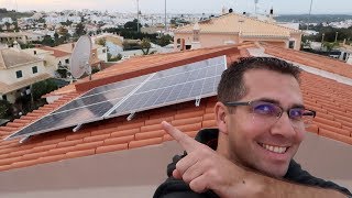 Instalei Paineis SOLARES  Produção de ENERGIA  Fotovoltaico [upl. by Elleina]