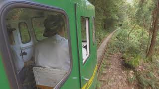 安房りんてつ we ride Japans last railway on remote Yakushima Island 屋久島 or 安房森林軌道 [upl. by Adaiha534]