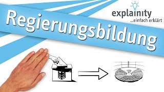 Regierungsbildung einfach erklärt explainity® Erklärvideo [upl. by Leyameg]