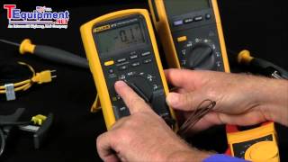 How to Measure Temperature With A Fluke Multimeter Features Models 87V amp 233 [upl. by Adanar]