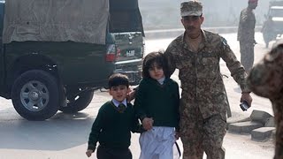 Pakistan school attack Taliban militants kill scores of children [upl. by Eniamrahc]