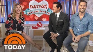 Dean Cain and Ryan Eggold Share Their Dating Do’s and Don’ts  TODAY [upl. by Kalagher]