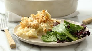 Easy Cauliflower Gratin  Martha Stewart [upl. by Ayeki]