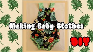 1 DIY How to Make Baby Romper Cutting and Stitching for Baby 12 to 18 Months Old [upl. by Adham]