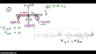 Rotational Equilibrium Problems [upl. by Wertz]