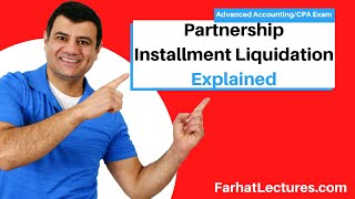 Partnership Installment Liquidation  Safe Payment Approach  Advanced Accounting CPA Exam FAR [upl. by Kowalski356]