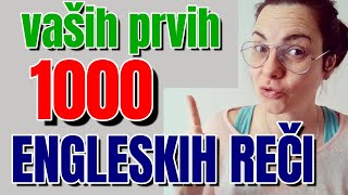 1000 ENGLESKIH REČI ZA NIVO A1A2 [upl. by Billat]