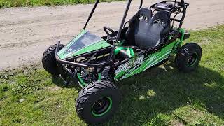 125cc GKM Extreme Go Kart Fully Automatic With Reverse [upl. by Yrdnal117]