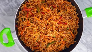 The EASIESTTASTIEST Jollof Spaghetti Recipe  READY IN 20 MINUTES  ZEELICIOUS FOODS [upl. by Adnolohs]