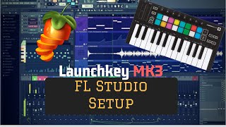 Novation Launchkey Mini MK3 FL Studio Setup Tutorial 2020 [upl. by Atse55]