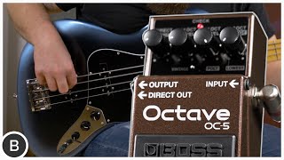 BOSS OC5 OCTAVE Bass Demo [upl. by Nolos]