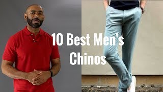 10 Best Mens Chinos  Best Mens Khakis [upl. by Bevus]